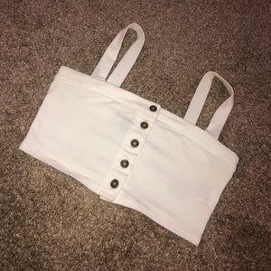 White forever 21 Crop Top
